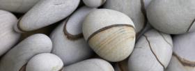 beautiful pebbles nature facebook cover