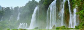 amazing waterfall nature facebook cover