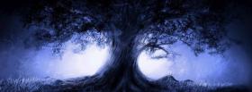 fantasy dark tree nature facebook cover