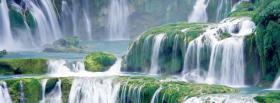 great waterfalls nature facebook cover