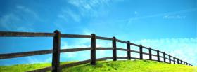 wooden fence nature facebook cover