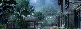 rain and nature facebook cover