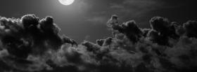 nice black and white raindrops facebook cover