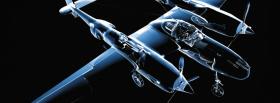 thunderbolt airplane facebook cover