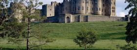 alnwick castle and trees facebook cover