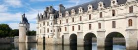 french chenonceau castle facebook cover