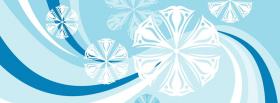 baby blue winter christmas facebook cover