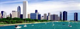 lake michigan chicago city facebook cover