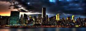 new york city sunset facebook cover