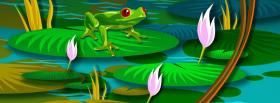 frog nature creative facebook cover