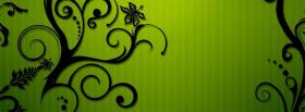 lime green backround creative facebook cover