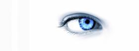 intense blue eye creative facebook cover