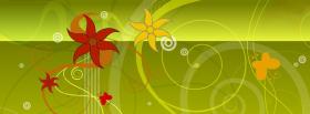 red yellow flowers creative facebook cover