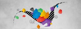 colored piano creative facebook cover