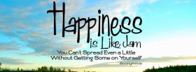 happiness like jam quotes facebook cover