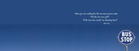blue 3 b quote facebook cover