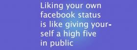 liking your status quotes facebook cover
