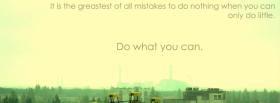 do what you can quote facebook cover