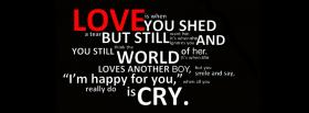 love never fails quotes facebook cover