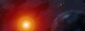planet in space facebook cover