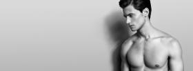 topless sexy man facebook cover