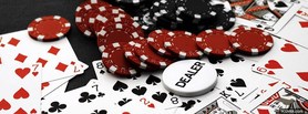 Vintage Jack Of Spades Poker facebook cover