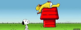 Homer And Snoopy facebook cover