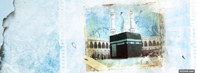 blue islam writting facebook cover