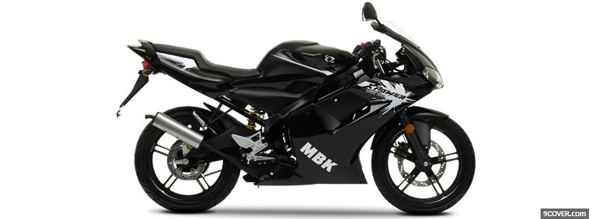 Photo black yamaha tzr moto Facebook Cover for Free