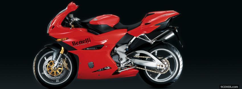 Photo benelli tornado red Facebook Cover for Free