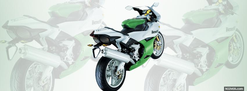 Photo benelli tornado green moto Facebook Cover for Free