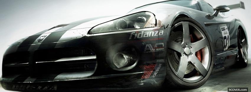 Photo race driver grid Facebook Cover for Free