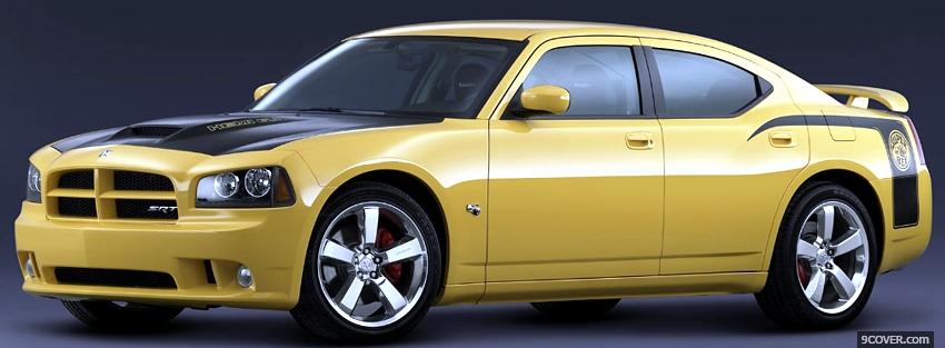 Photo dodge charger srt8 super bee Facebook Cover for Free