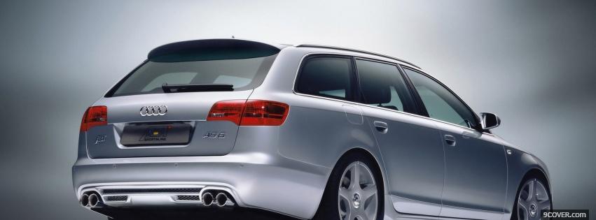Photo audi a6 avant 2005 Facebook Cover for Free