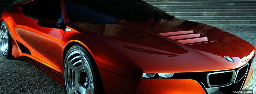 Photo bmw m1 hommage car Facebook Cover for Free