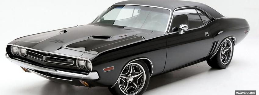 Photo dodge challenger 1971 Facebook Cover for Free