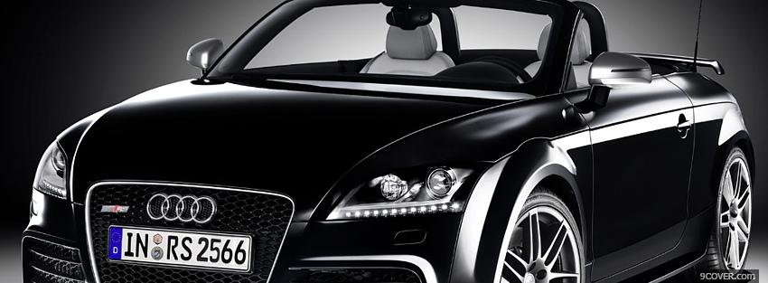Photo audi tt rs car Facebook Cover for Free
