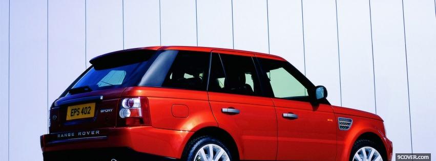 Photo range rover sport car Facebook Cover for Free