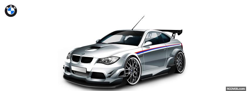 Photo bmw m3 gtr car Facebook Cover for Free