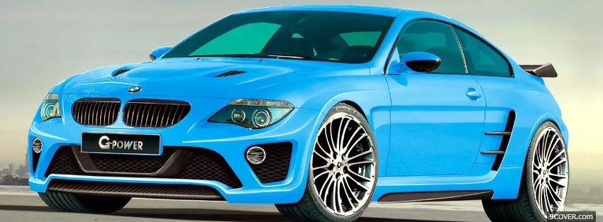Photo bmw m6 g power car Facebook Cover for Free
