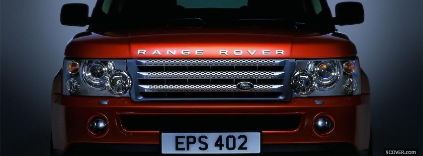 Photo range rover sports car Facebook Cover for Free