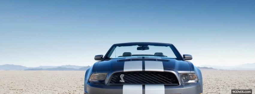 Photo shelby gt 500 2010 Facebook Cover for Free