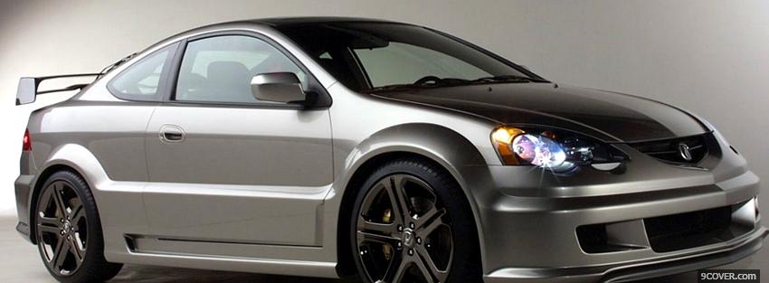 Photo acura rsx 2007 car Facebook Cover for Free
