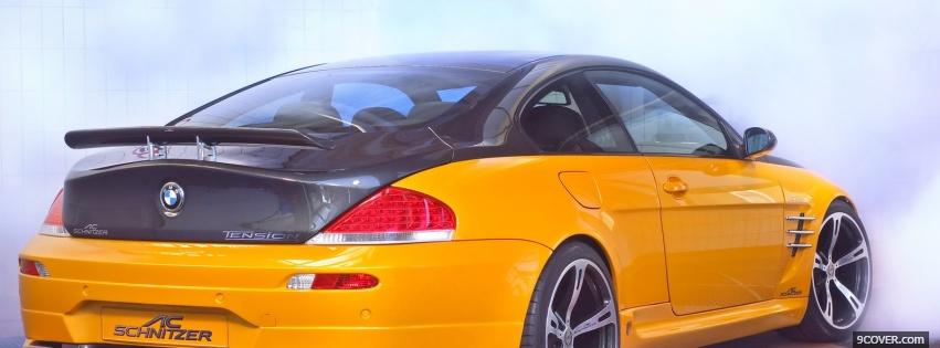 Photo bmw m6 ac schnitzer back Facebook Cover for Free