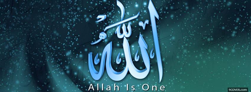 Photo religions allah is one Facebook Cover for Free