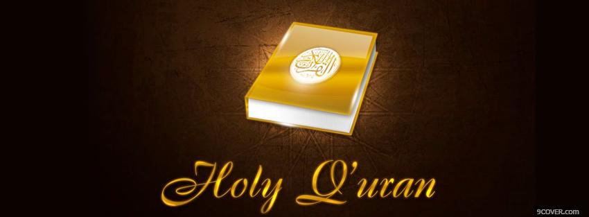 Photo religions the holy quran Facebook Cover for Free