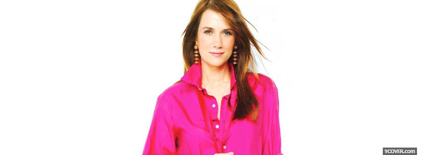 Photo celebrity kristen wiig wearing Facebook Cover for Free