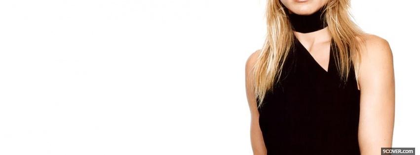 Photo celebrity cameron diaz in black dress Facebook Cover for Free