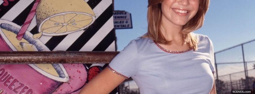 Photo celebrity very young mandy moore Facebook Cover for Free