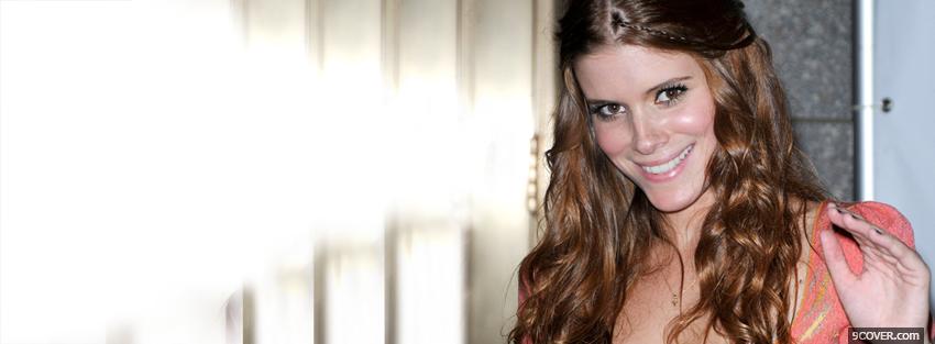 Photo kate mara beaming smile Facebook Cover for Free